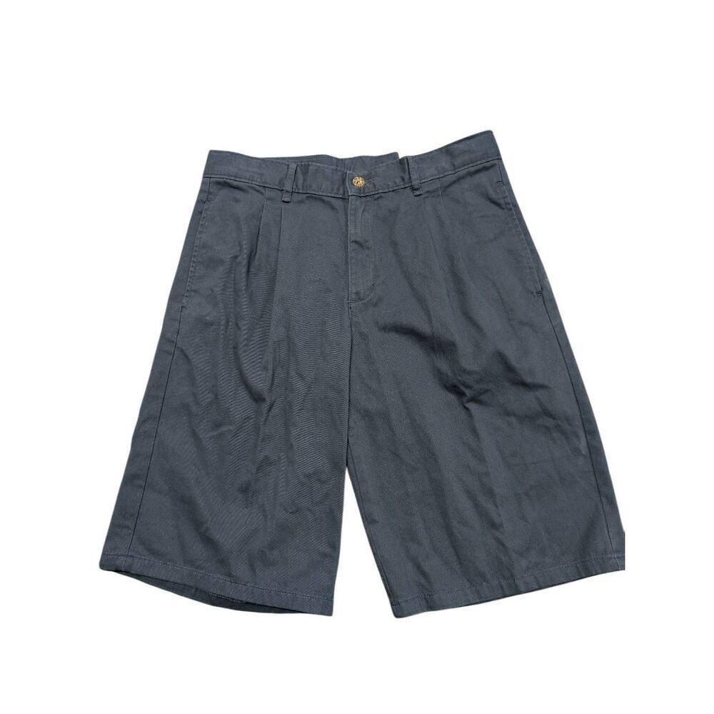 NWT Izod Regular Fit Golf Shorts Pleated Front Pockets Navy Women's 18